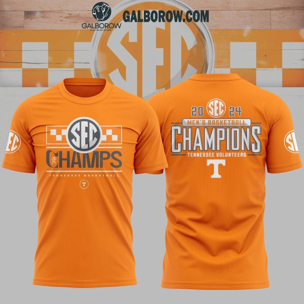 Tennessee Volunteers Men’s Basketball Champions 2024 Orange Hoodie T-Shirt