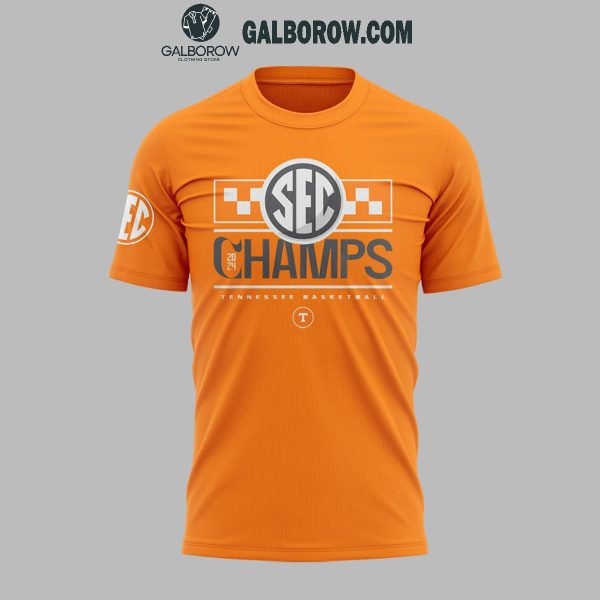 Tennessee Volunteers Men’s Basketball Champions 2024 Orange Hoodie T-Shirt