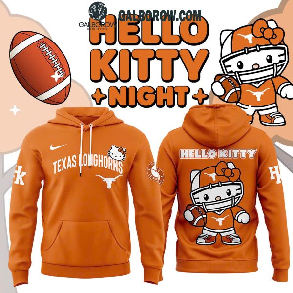 Texas Longhorns 2024 Hello Kitty 50 Season’s Greeting Hoodie T-Shirt