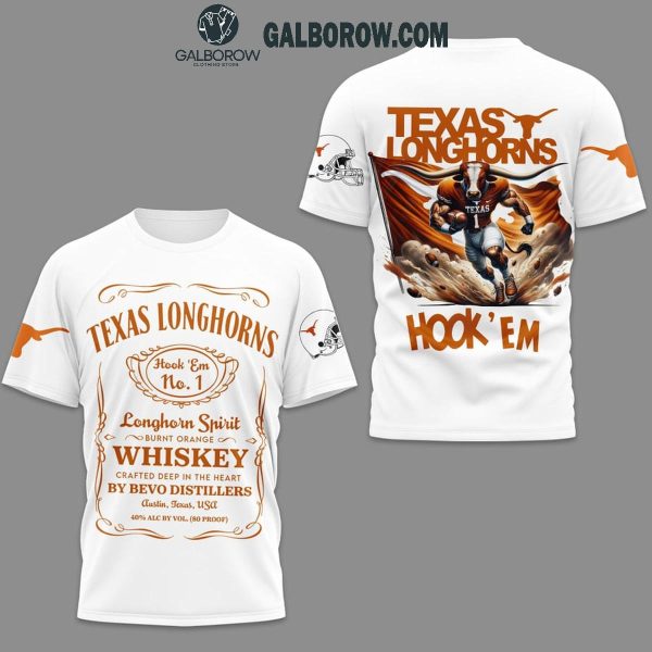 Texas Longhorns Hook ‘Em No. 1 Longhorn Spirit Hoodie T-Shirt