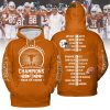 Texas Longhorns Team SEC Football Champions 2024 Hoodie T-Shirt White