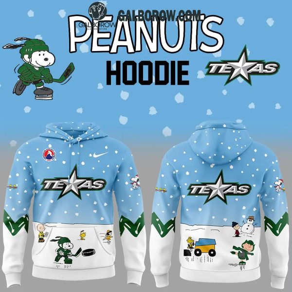 Texas Stars 2024 Winter Snoopy Holidays Peanuts Hoodie T-Shirt