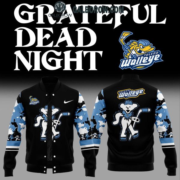 Toledo Walleye Contribute For Grateful Dead 2025 Baseball Jacket