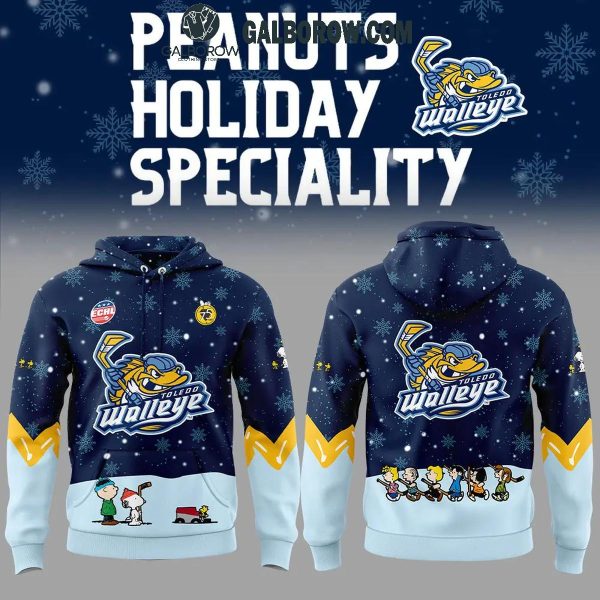 Toledo Walleye Night Of Christmas With Peanuts Snoopy 2024 Hoodie T-Shirt