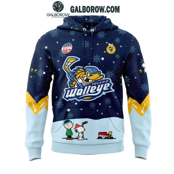 Toledo Walleye Night Of Christmas With Peanuts Snoopy 2024 Hoodie T-Shirt