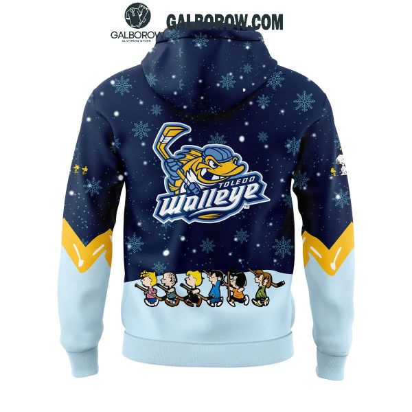 Toledo Walleye Night Of Christmas With Peanuts Snoopy 2024 Hoodie T-Shirt