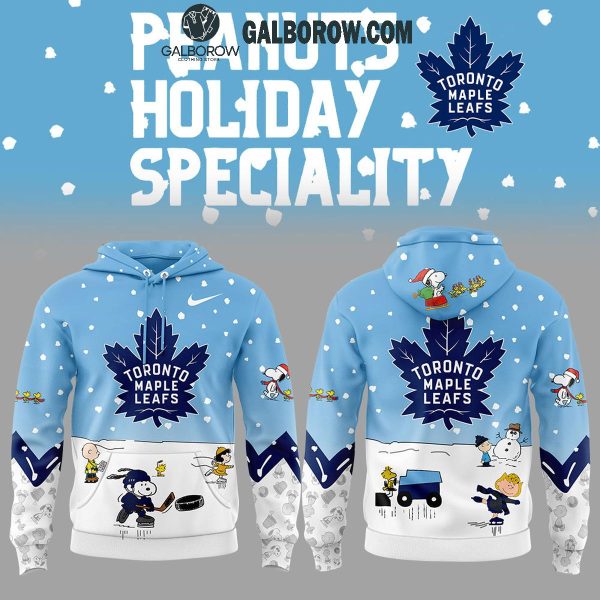 Toronto Maple Leafs Snoopy Friends Peanuts Hockey Holiday Cheers Hoodie T-Shirt