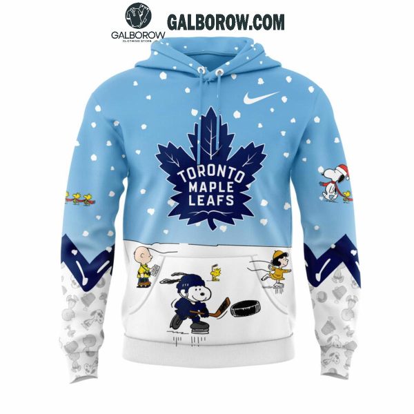 Toronto Maple Leafs Snoopy Friends Peanuts Hockey Holiday Cheers Hoodie T-Shirt