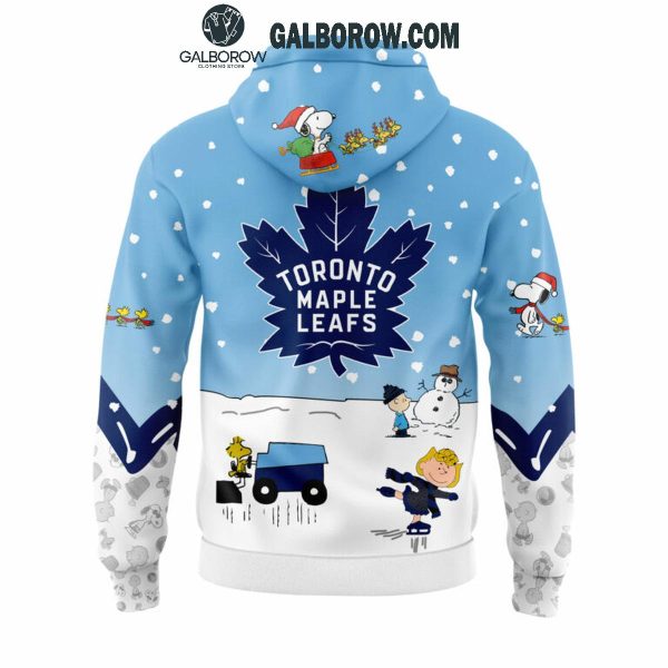 Toronto Maple Leafs Snoopy Friends Peanuts Hockey Holiday Cheers Hoodie T-Shirt