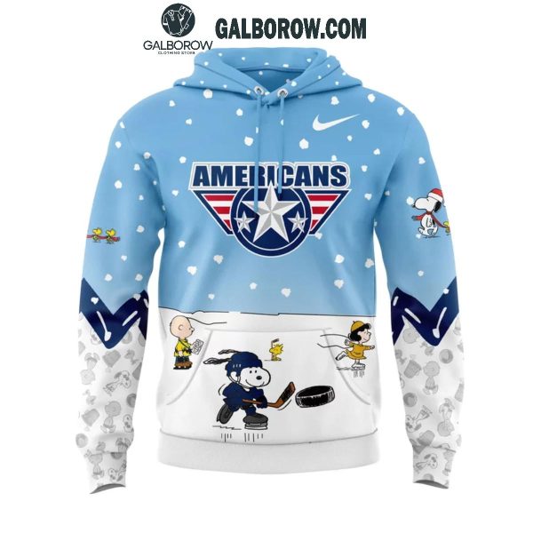 Tri-City Americans Peanuts Season Snoopy Hockey Hoodie T-Shirt