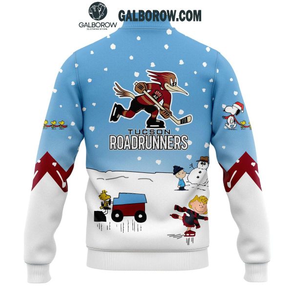 Tucson Roadrunners Snoopy Hockey Time Peanuts Holidays Baseball Jacket