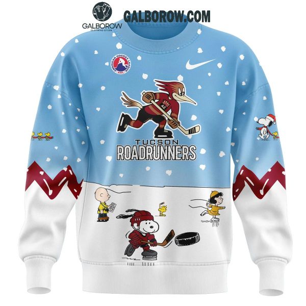 Tucson Roadrunners Snoopy Hockey Time Peanuts Holidays Hoodie T-Shirt