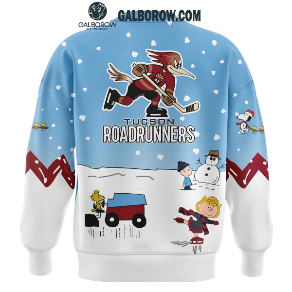 Tucson Roadrunners Snoopy Hockey Time Peanuts Holidays Hoodie T-Shirt