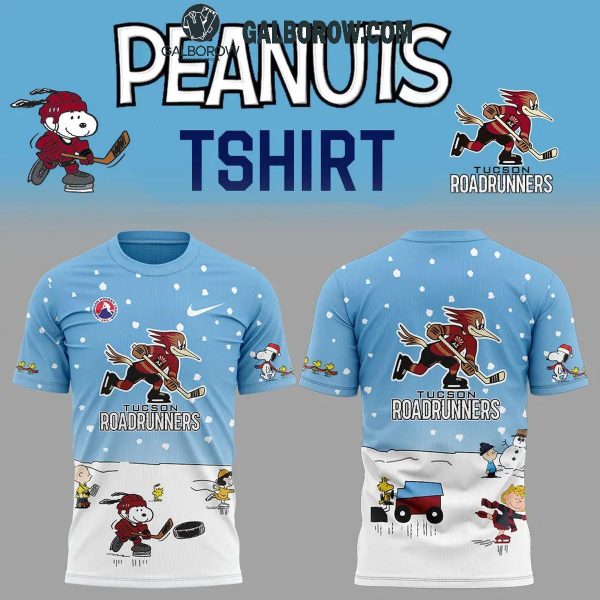 Tucson Roadrunners Snoopy Hockey Time Peanuts Holidays Hoodie T-Shirt