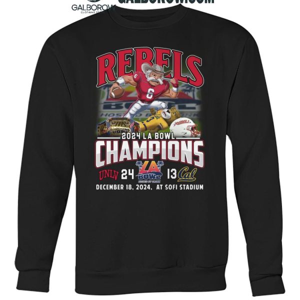 UNLV Rebels Football Team Champions 2024 LA Bowl T Shirt