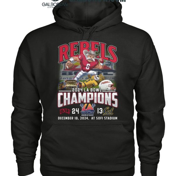 UNLV Rebels Football Team Champions 2024 LA Bowl T Shirt