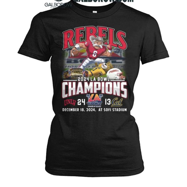 UNLV Rebels Football Team Champions 2024 LA Bowl T Shirt