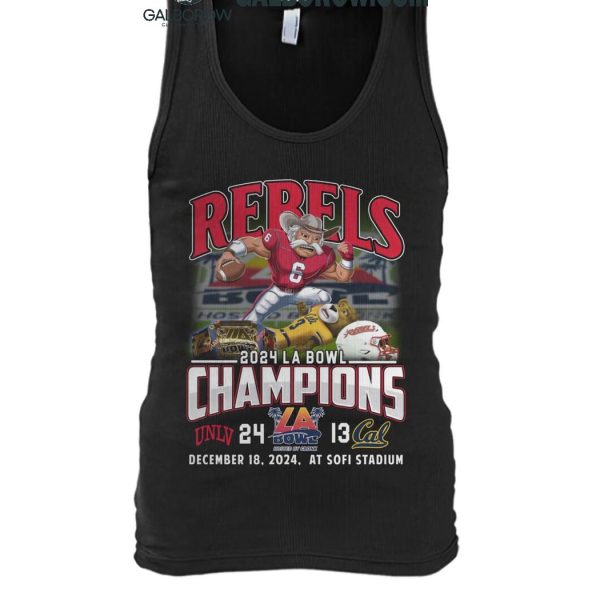 UNLV Rebels Football Team Champions 2024 LA Bowl T Shirt