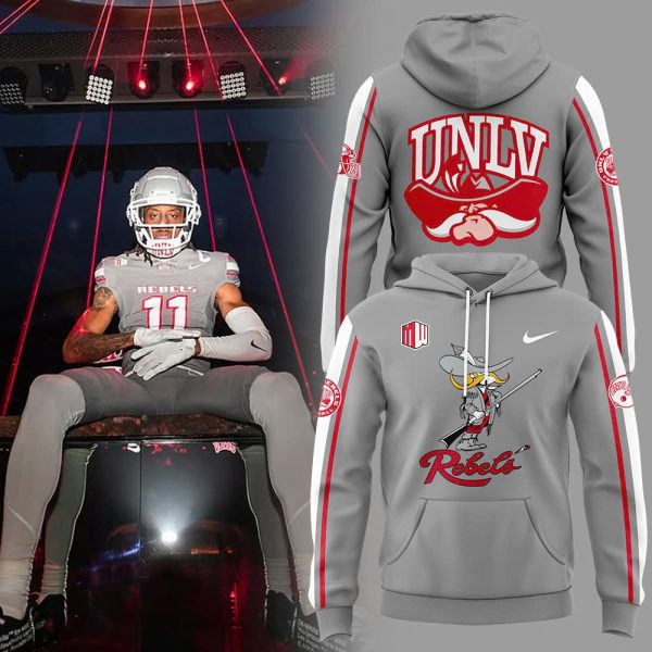 UNLV Rebels Football 2024 Gray For Glory Hoodie T-Shirt