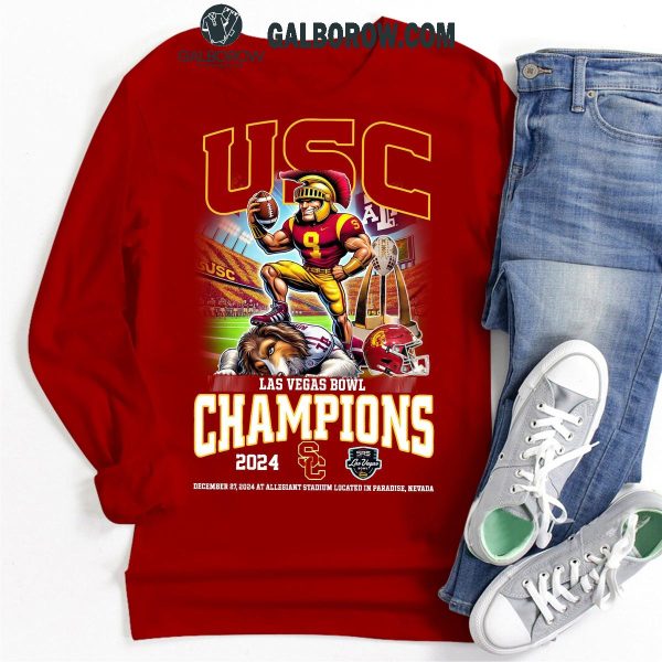 USC Trojans Las Vegas Bowl Champions T Shirt