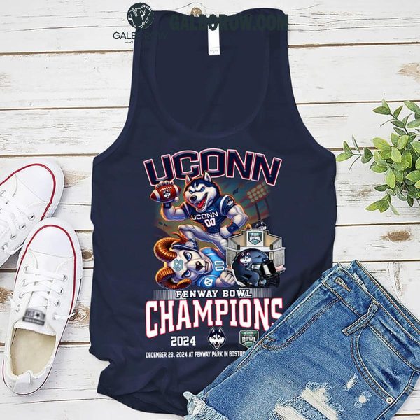 Uconn Huskies Let’s Celebrate 2024 Fenway Bowl Champions T-Shirt