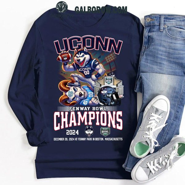 Uconn Huskies Let’s Celebrate 2024 Fenway Bowl Champions T-Shirt