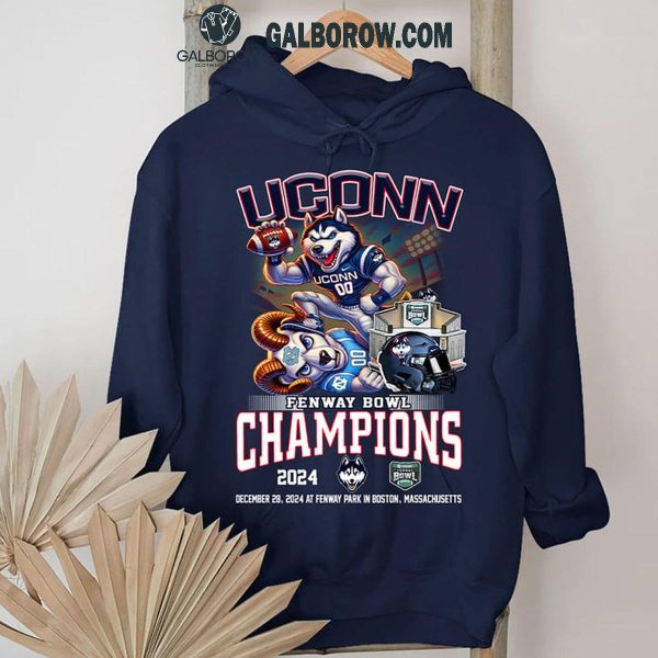 Uconn Huskies Let’s Celebrate 2024 Fenway Bowl Champions T-Shirt