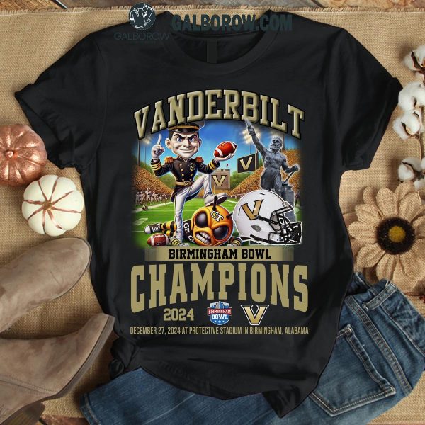 Vanderbilt Commodores Birmingham Bowl Champions 2024 T Shirt