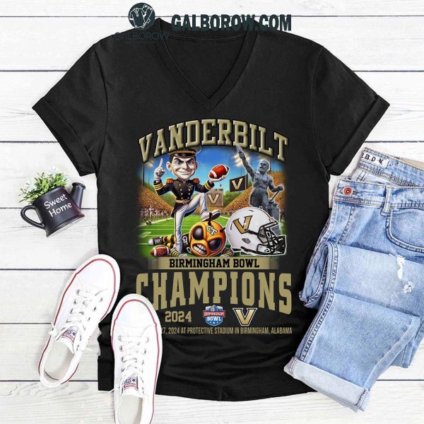 Vanderbilt Commodores Birmingham Bowl Champions 2024 T Shirt