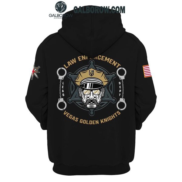 Vegas Golden Knights Celebration Of 2024 Law Enforcement Day Hoodie T-Shirt