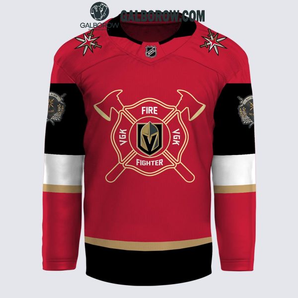 Vegas Golden Knights Firefighter Honor 2024 Personalized Hockey Jersey