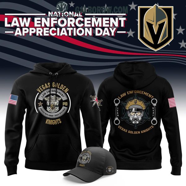 Vegas Golden Knights National Law Enforcement Appreciation Day Hoodie T-Shirt