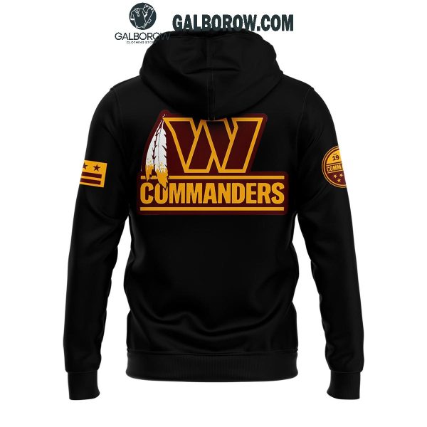 Washington Commanders Men’s Fanatics Football Dark 2024 Hoodie T-Shirt