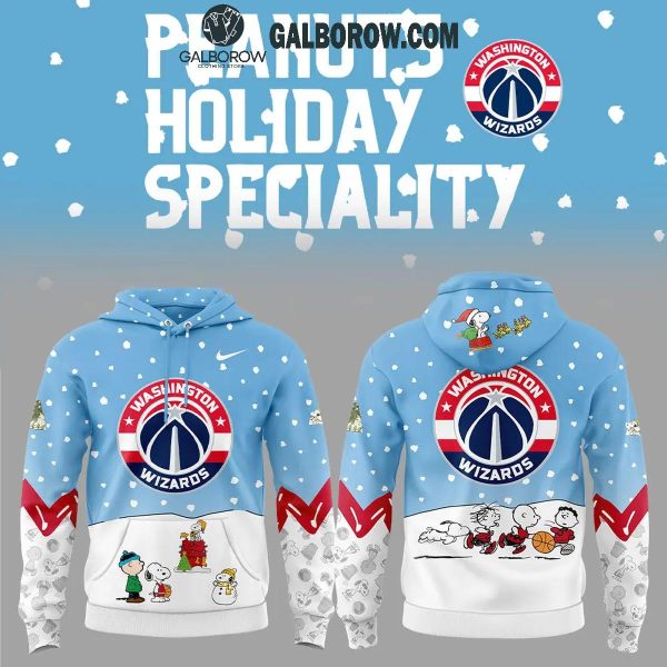 Washington Wizards Peanuts Snoopy Christmas Days NBA 2024 Hoodie T-Shirt