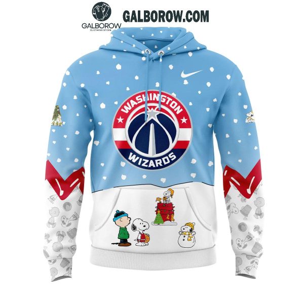 Washington Wizards Peanuts Snoopy Christmas Days NBA 2024 Hoodie T-Shirt