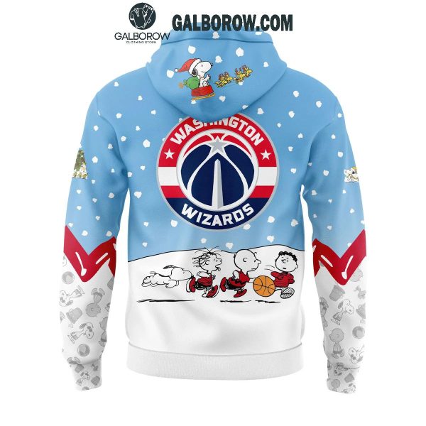 Washington Wizards Peanuts Snoopy Christmas Days NBA 2024 Hoodie T-Shirt