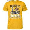 Western Michigan Broncos Salute To Veterans Bowls Champions 2024 Celebrating T-Shirt