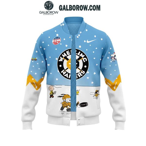 Wheeling Nailers 2024 Winter Holidays Snoopy Peanuts Baseball Jacket