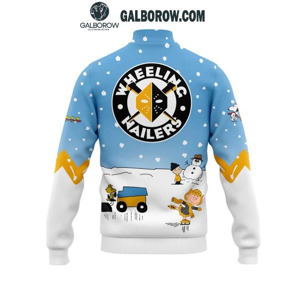 Wheeling Nailers 2024 Winter Holidays Snoopy Peanuts Baseball Jacket