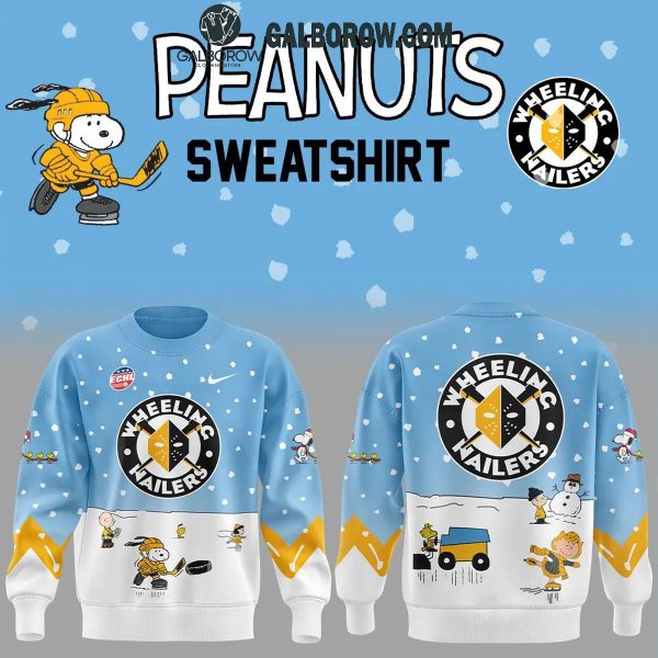 Wheeling Nailers 2024 Winter Snoopy Holidays Peanuts Sweatshirt Hoodie T-Shirt