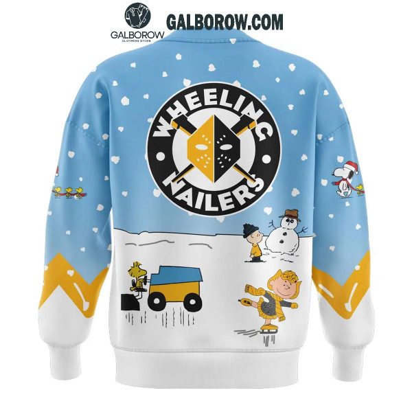 Wheeling Nailers 2024 Winter Snoopy Holidays Peanuts Sweatshirt Hoodie T-Shirt