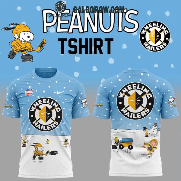 Wheeling Nailers 2024 Winter Snoopy Holidays Peanuts Sweatshirt Hoodie T-Shirt