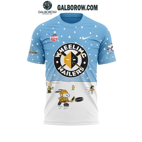 Wheeling Nailers 2024 Winter Snoopy Holidays Peanuts Sweatshirt Hoodie T-Shirt