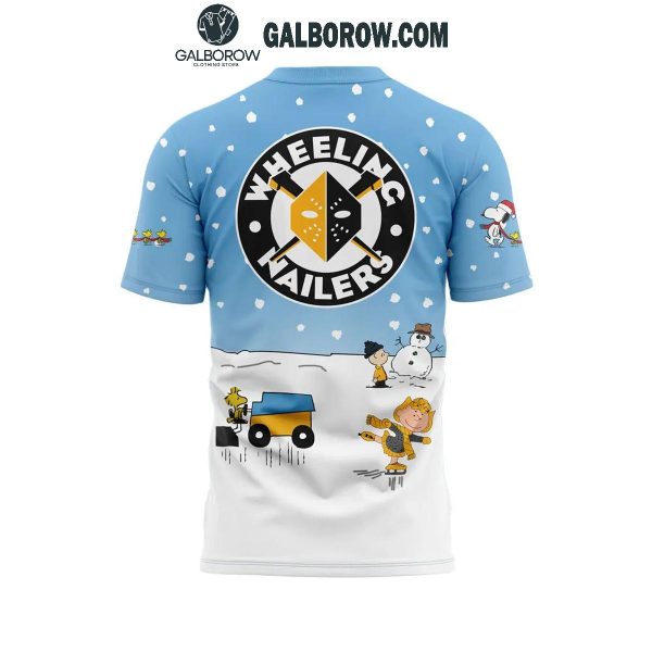 Wheeling Nailers 2024 Winter Snoopy Holidays Peanuts Sweatshirt Hoodie T-Shirt