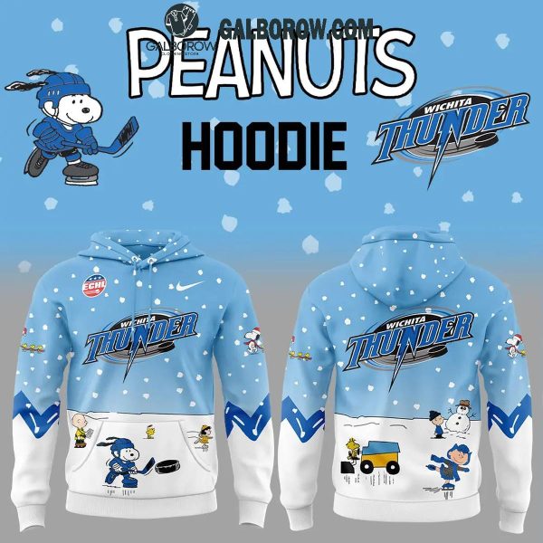 Wichita Thunder 2024 Snoopy In Peanuts Holidays Hoodie T-Shirt