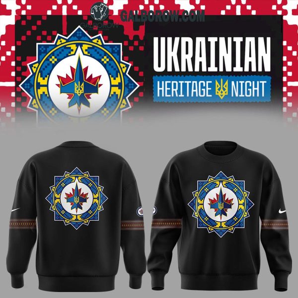 Winnipeg Jets Ukrainian Heritage Night 2025 Hoodie T-Shirt