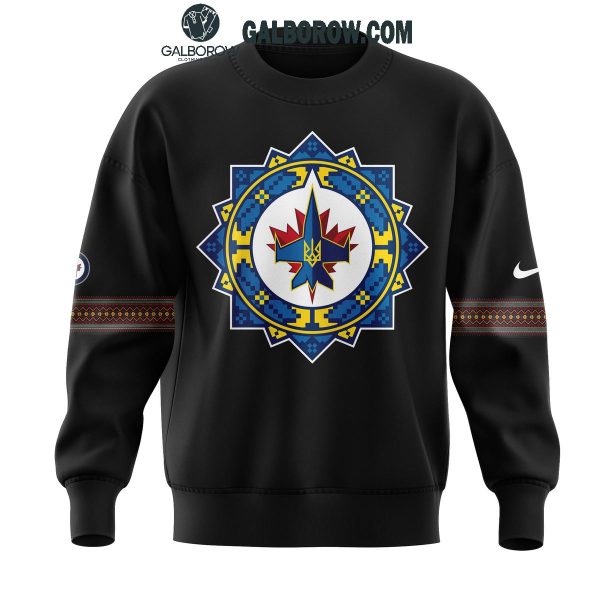 Winnipeg Jets Ukrainian Heritage Night 2025 Hoodie T-Shirt