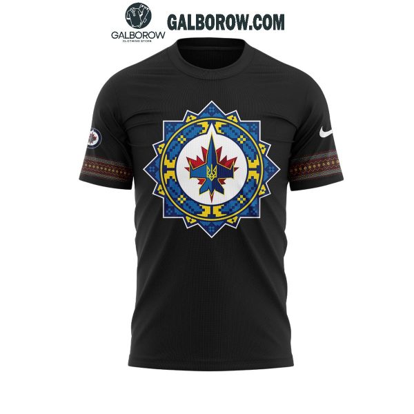 Winnipeg Jets Ukrainian Heritage Night 2025 Hoodie T-Shirt