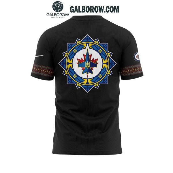 Winnipeg Jets Ukrainian Heritage Night 2025 Hoodie T-Shirt