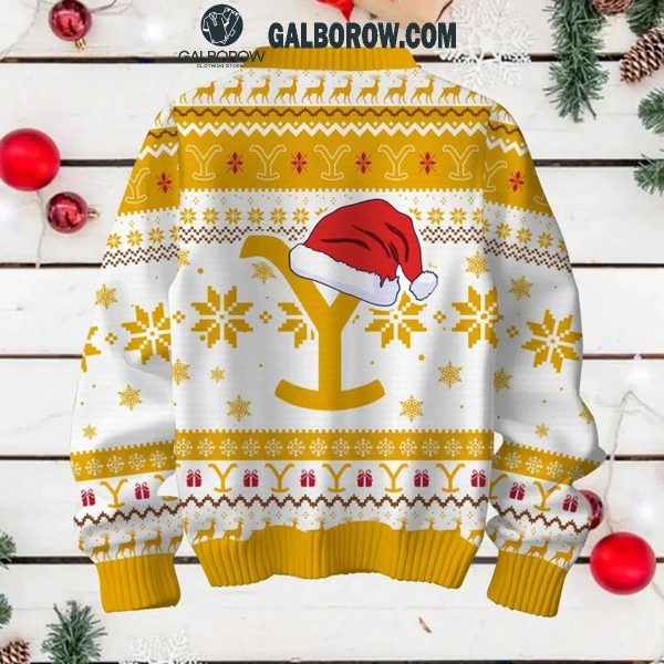 Yellowstone Forget The Presents Bring Me Rip Christmas Ugly Sweater